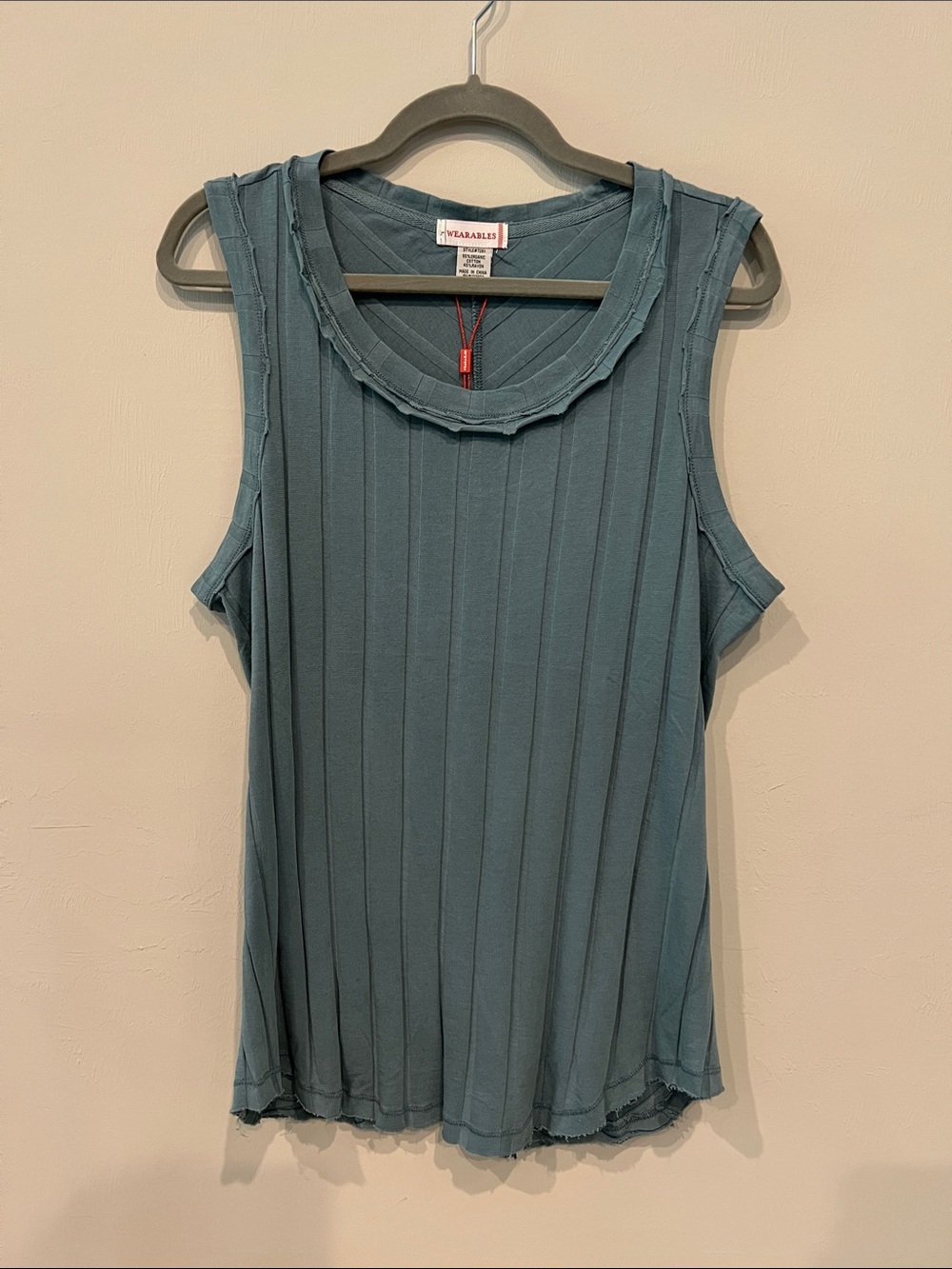 Wearables Ribbed Tank Top - Blue NWT